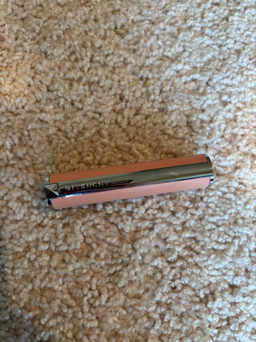 Givenchy Pink and Silver case Lip balm 303 Rose Perfecto